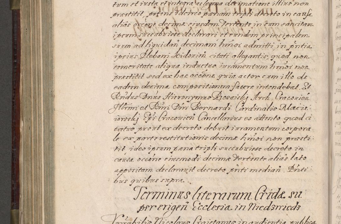 Zdjęcie nr 875 dla obiektu archiwalnego: Acta actorum, obligationum, inscriptionum, institutionum, erectionum, decretorum et generis eiusdem aliorum factorum et gestorum coram R. D. Bernardo Maciejowski, episcopo Cracoviensi per annnos 1603 - 1606 mensem Septembrem inclusive acticatorum.