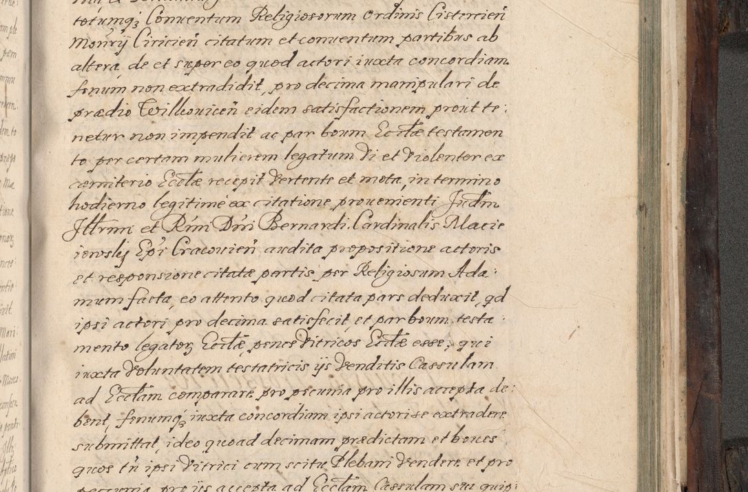 Zdjęcie nr 872 dla obiektu archiwalnego: Acta actorum, obligationum, inscriptionum, institutionum, erectionum, decretorum et generis eiusdem aliorum factorum et gestorum coram R. D. Bernardo Maciejowski, episcopo Cracoviensi per annnos 1603 - 1606 mensem Septembrem inclusive acticatorum.