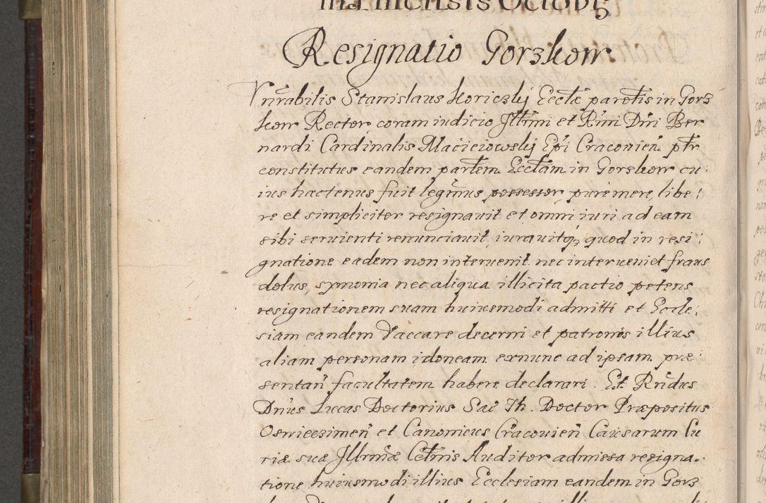 Zdjęcie nr 867 dla obiektu archiwalnego: Acta actorum, obligationum, inscriptionum, institutionum, erectionum, decretorum et generis eiusdem aliorum factorum et gestorum coram R. D. Bernardo Maciejowski, episcopo Cracoviensi per annnos 1603 - 1606 mensem Septembrem inclusive acticatorum.