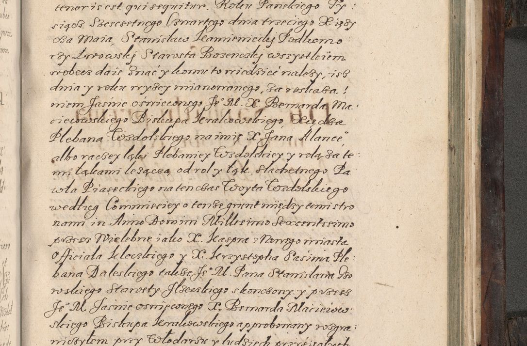Zdjęcie nr 862 dla obiektu archiwalnego: Acta actorum, obligationum, inscriptionum, institutionum, erectionum, decretorum et generis eiusdem aliorum factorum et gestorum coram R. D. Bernardo Maciejowski, episcopo Cracoviensi per annnos 1603 - 1606 mensem Septembrem inclusive acticatorum.