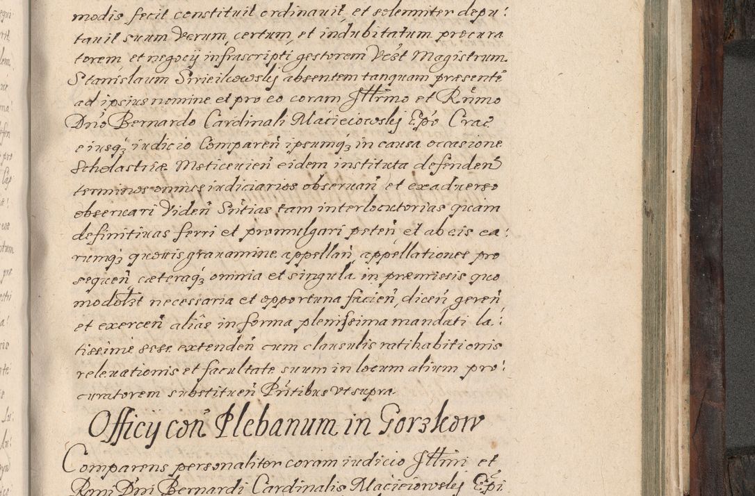 Zdjęcie nr 854 dla obiektu archiwalnego: Acta actorum, obligationum, inscriptionum, institutionum, erectionum, decretorum et generis eiusdem aliorum factorum et gestorum coram R. D. Bernardo Maciejowski, episcopo Cracoviensi per annnos 1603 - 1606 mensem Septembrem inclusive acticatorum.