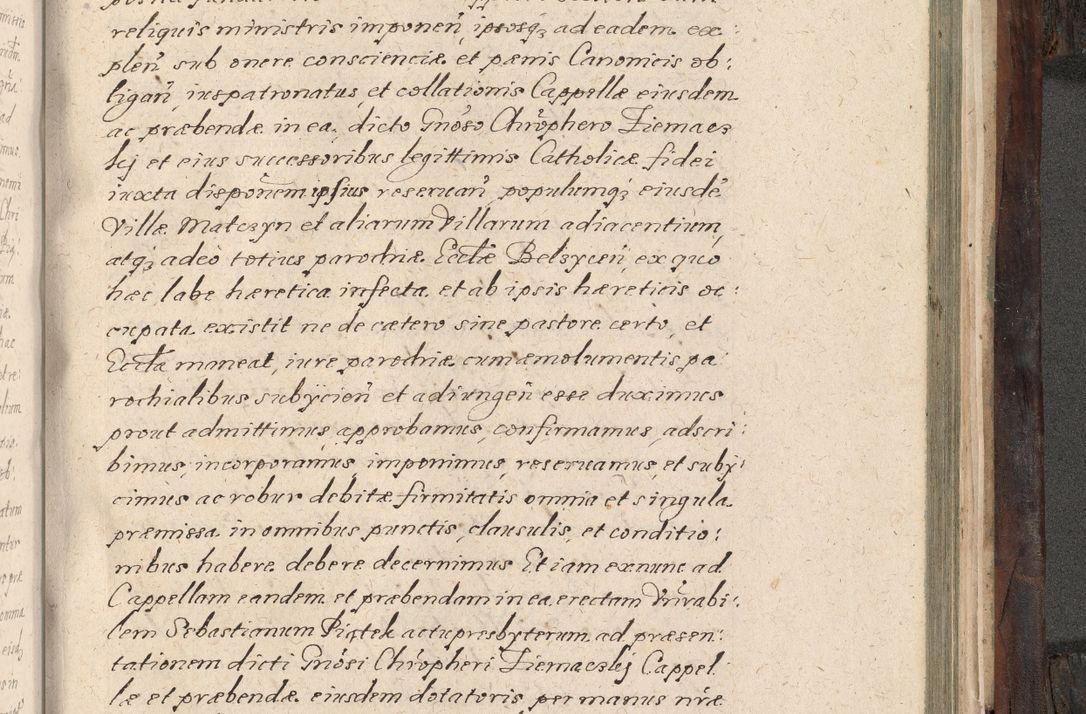 Zdjęcie nr 852 dla obiektu archiwalnego: Acta actorum, obligationum, inscriptionum, institutionum, erectionum, decretorum et generis eiusdem aliorum factorum et gestorum coram R. D. Bernardo Maciejowski, episcopo Cracoviensi per annnos 1603 - 1606 mensem Septembrem inclusive acticatorum.