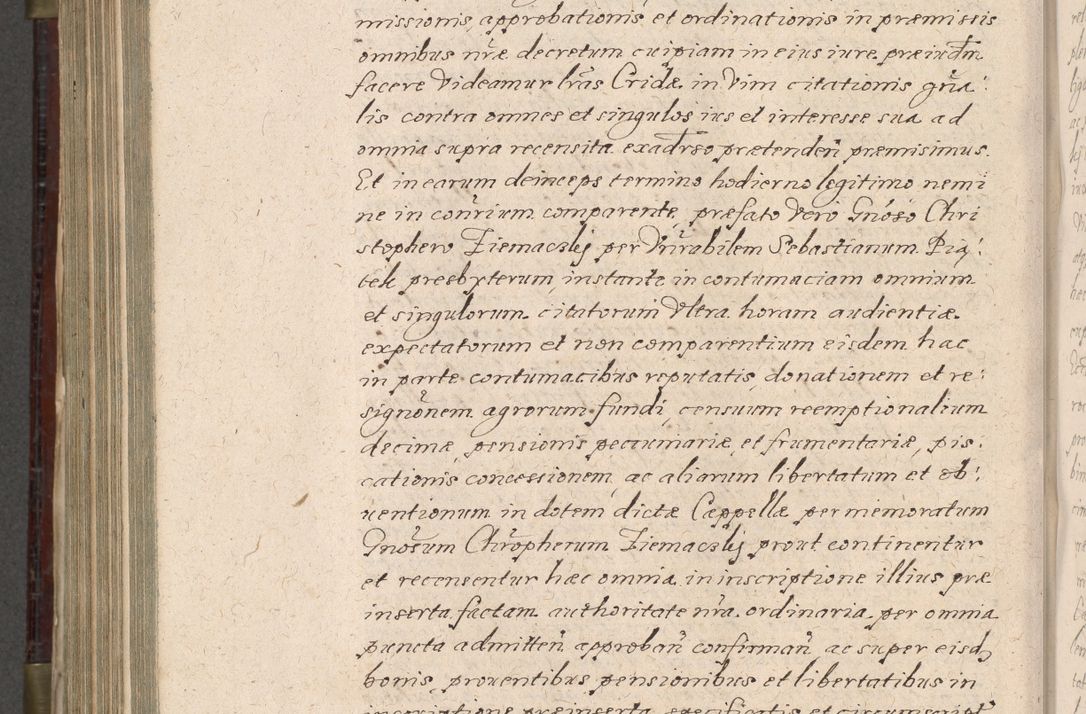 Zdjęcie nr 851 dla obiektu archiwalnego: Acta actorum, obligationum, inscriptionum, institutionum, erectionum, decretorum et generis eiusdem aliorum factorum et gestorum coram R. D. Bernardo Maciejowski, episcopo Cracoviensi per annnos 1603 - 1606 mensem Septembrem inclusive acticatorum.