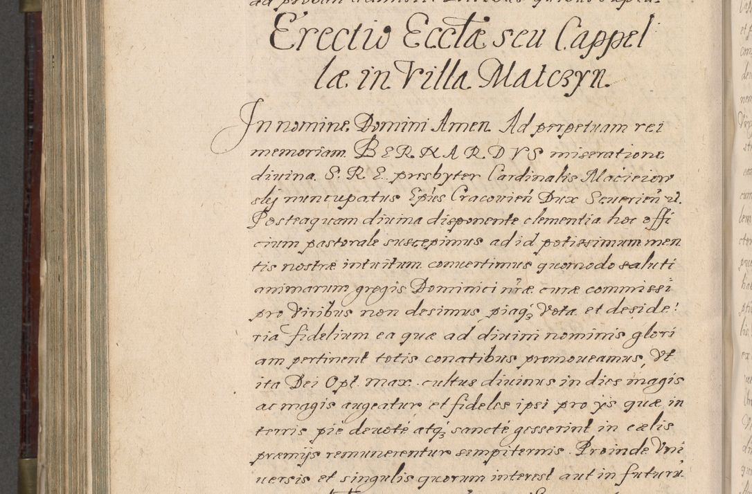 Zdjęcie nr 841 dla obiektu archiwalnego: Acta actorum, obligationum, inscriptionum, institutionum, erectionum, decretorum et generis eiusdem aliorum factorum et gestorum coram R. D. Bernardo Maciejowski, episcopo Cracoviensi per annnos 1603 - 1606 mensem Septembrem inclusive acticatorum.