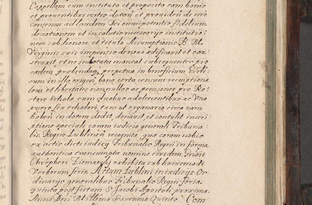 Zdjęcie nr 842 dla obiektu archiwalnego: Acta actorum, obligationum, inscriptionum, institutionum, erectionum, decretorum et generis eiusdem aliorum factorum et gestorum coram R. D. Bernardo Maciejowski, episcopo Cracoviensi per annnos 1603 - 1606 mensem Septembrem inclusive acticatorum.