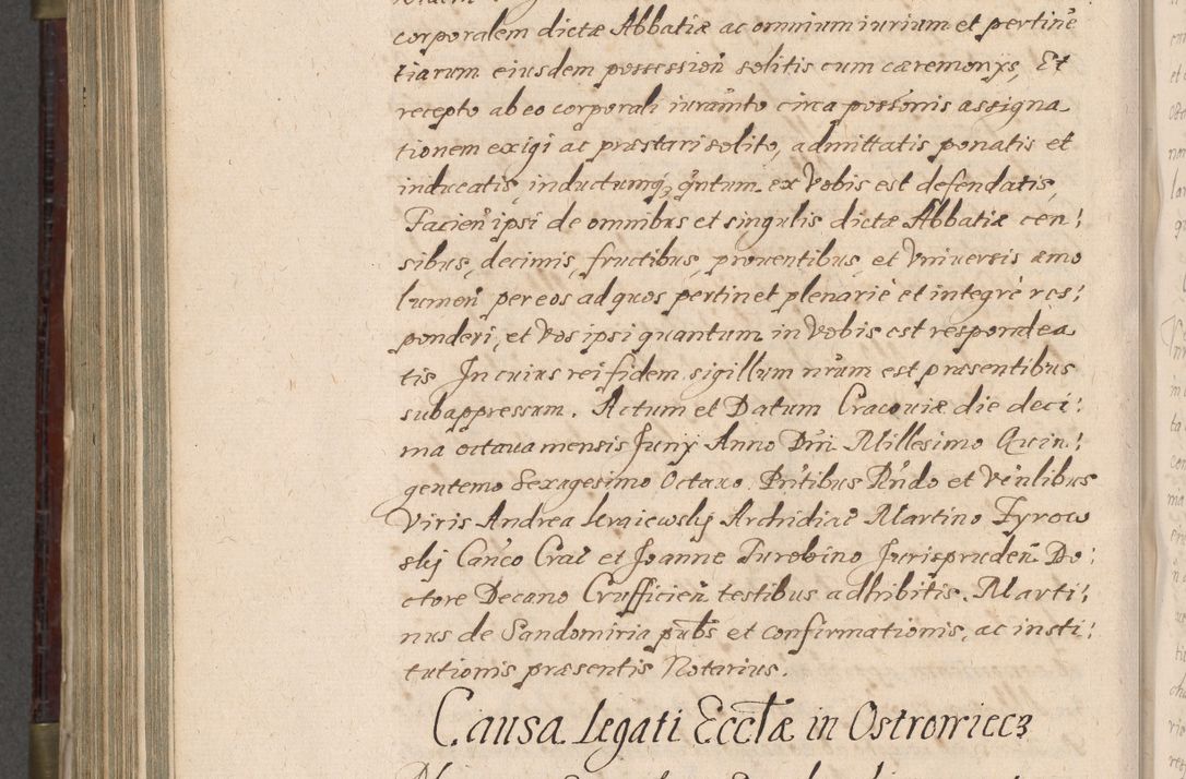 Zdjęcie nr 839 dla obiektu archiwalnego: Acta actorum, obligationum, inscriptionum, institutionum, erectionum, decretorum et generis eiusdem aliorum factorum et gestorum coram R. D. Bernardo Maciejowski, episcopo Cracoviensi per annnos 1603 - 1606 mensem Septembrem inclusive acticatorum.