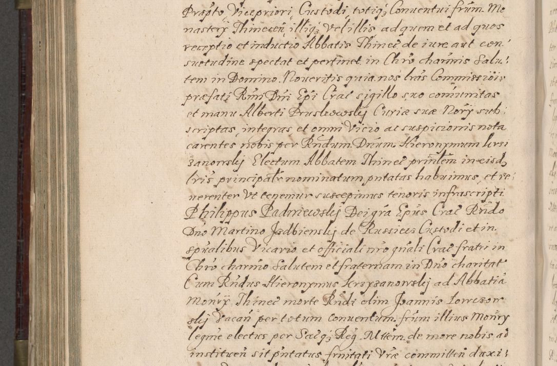 Zdjęcie nr 837 dla obiektu archiwalnego: Acta actorum, obligationum, inscriptionum, institutionum, erectionum, decretorum et generis eiusdem aliorum factorum et gestorum coram R. D. Bernardo Maciejowski, episcopo Cracoviensi per annnos 1603 - 1606 mensem Septembrem inclusive acticatorum.