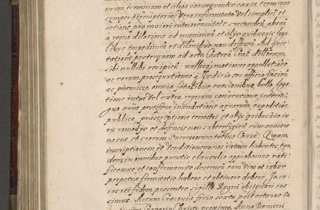 Zdjęcie nr 831 dla obiektu archiwalnego: Acta actorum, obligationum, inscriptionum, institutionum, erectionum, decretorum et generis eiusdem aliorum factorum et gestorum coram R. D. Bernardo Maciejowski, episcopo Cracoviensi per annnos 1603 - 1606 mensem Septembrem inclusive acticatorum.