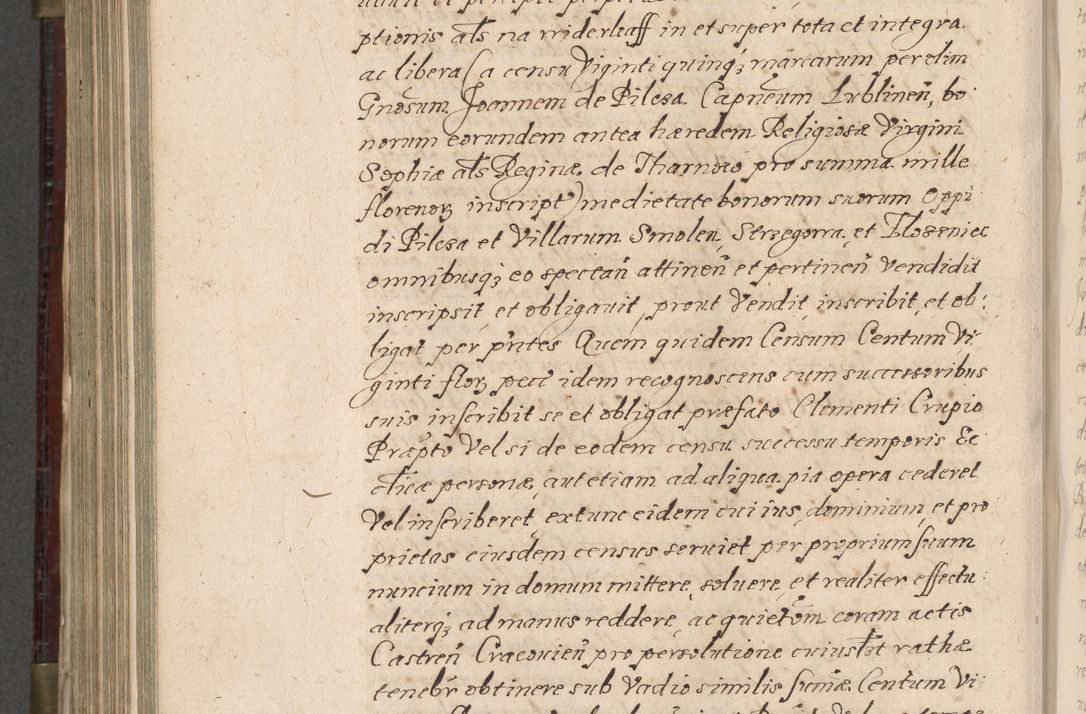 Zdjęcie nr 829 dla obiektu archiwalnego: Acta actorum, obligationum, inscriptionum, institutionum, erectionum, decretorum et generis eiusdem aliorum factorum et gestorum coram R. D. Bernardo Maciejowski, episcopo Cracoviensi per annnos 1603 - 1606 mensem Septembrem inclusive acticatorum.