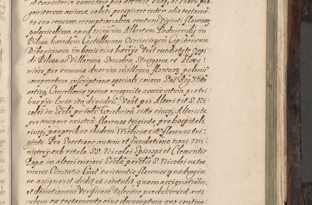 Zdjęcie nr 826 dla obiektu archiwalnego: Acta actorum, obligationum, inscriptionum, institutionum, erectionum, decretorum et generis eiusdem aliorum factorum et gestorum coram R. D. Bernardo Maciejowski, episcopo Cracoviensi per annnos 1603 - 1606 mensem Septembrem inclusive acticatorum.