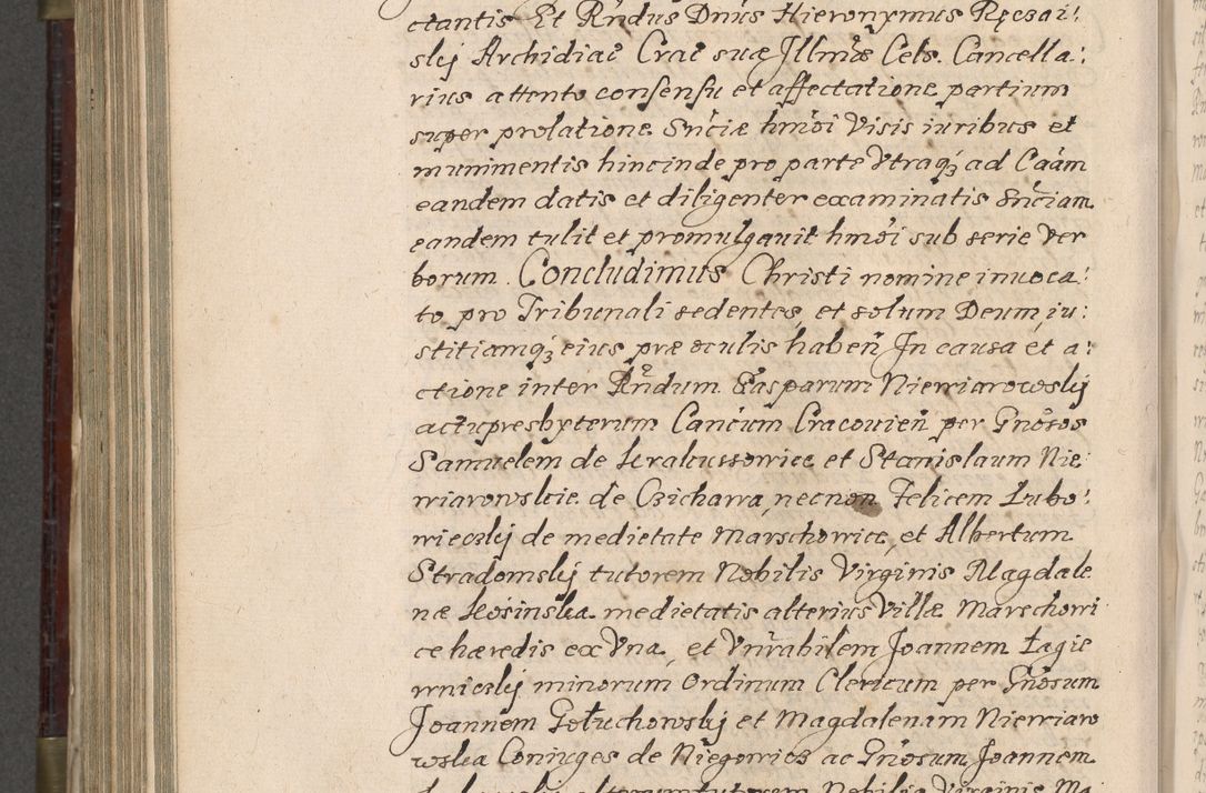 Zdjęcie nr 821 dla obiektu archiwalnego: Acta actorum, obligationum, inscriptionum, institutionum, erectionum, decretorum et generis eiusdem aliorum factorum et gestorum coram R. D. Bernardo Maciejowski, episcopo Cracoviensi per annnos 1603 - 1606 mensem Septembrem inclusive acticatorum.