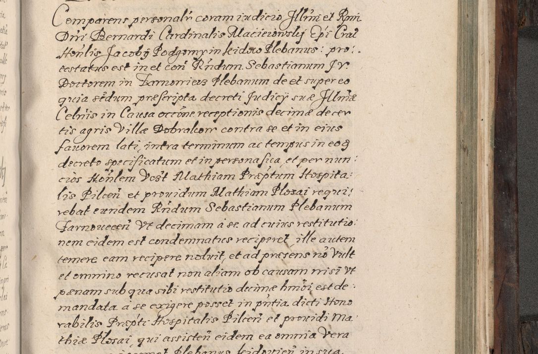 Zdjęcie nr 820 dla obiektu archiwalnego: Acta actorum, obligationum, inscriptionum, institutionum, erectionum, decretorum et generis eiusdem aliorum factorum et gestorum coram R. D. Bernardo Maciejowski, episcopo Cracoviensi per annnos 1603 - 1606 mensem Septembrem inclusive acticatorum.