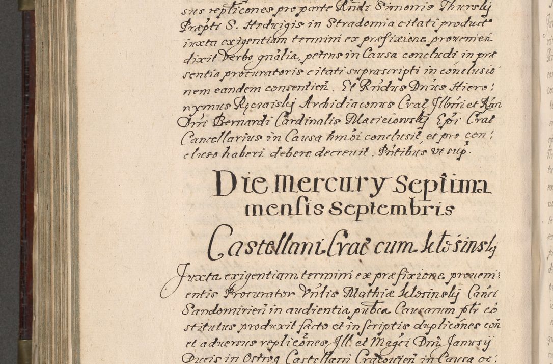 Zdjęcie nr 815 dla obiektu archiwalnego: Acta actorum, obligationum, inscriptionum, institutionum, erectionum, decretorum et generis eiusdem aliorum factorum et gestorum coram R. D. Bernardo Maciejowski, episcopo Cracoviensi per annnos 1603 - 1606 mensem Septembrem inclusive acticatorum.