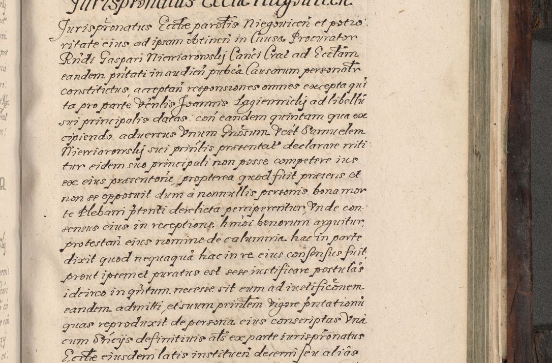 Zdjęcie nr 816 dla obiektu archiwalnego: Acta actorum, obligationum, inscriptionum, institutionum, erectionum, decretorum et generis eiusdem aliorum factorum et gestorum coram R. D. Bernardo Maciejowski, episcopo Cracoviensi per annnos 1603 - 1606 mensem Septembrem inclusive acticatorum.
