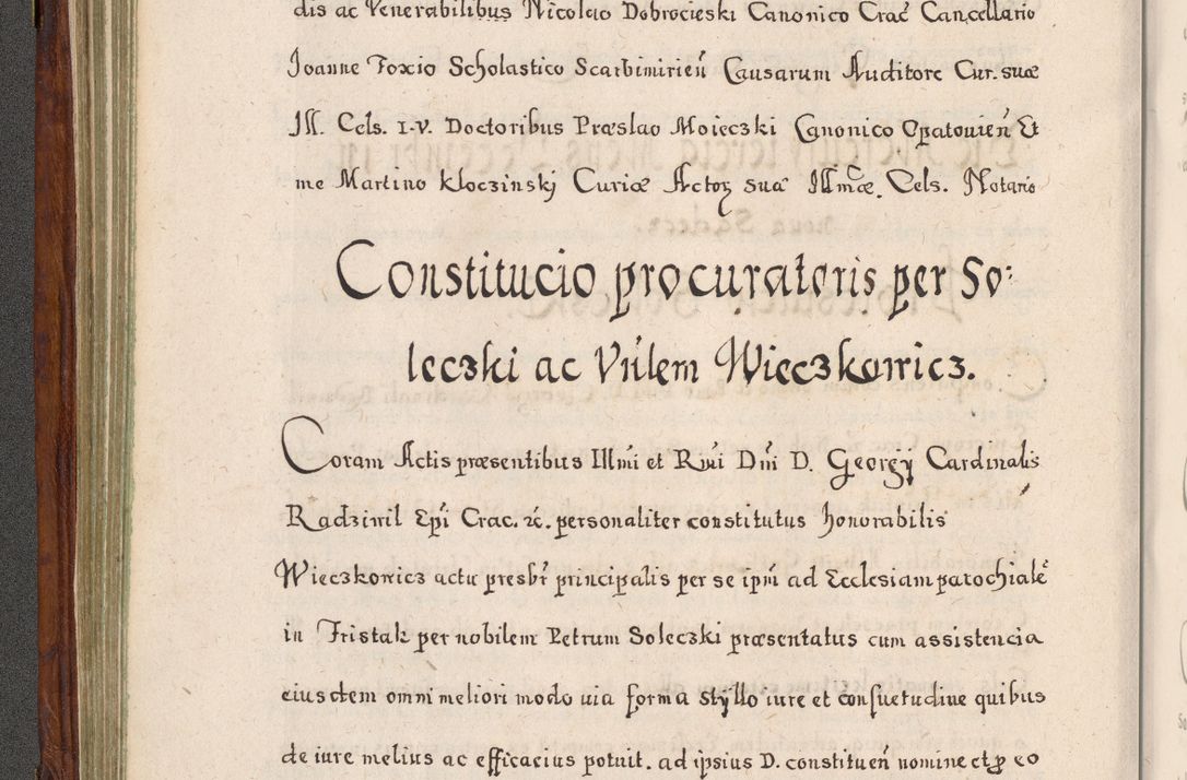 Zdjęcie nr 201 dla obiektu archiwalnego: Acta actorum, obligationum, erectionum, decretorum, rovisionum, instutionum, confirmationum caeterarumque causarum et negotiorum ad forum spirituale pertinentium coram R. D. Georgio S. R. E. Cardinali presbytero Radziwiłł nuncupato, perpetuo administratore episcopatus Cracoviensis et Ducatus Severiensis, duce in Olika et Nieśież, Sacrique Romani Imperii principe ab anno 1597 ad annum 1600 diem 12 Februarii inclusive, etiam sub ansentia eius Cracoviae acticatorum.
