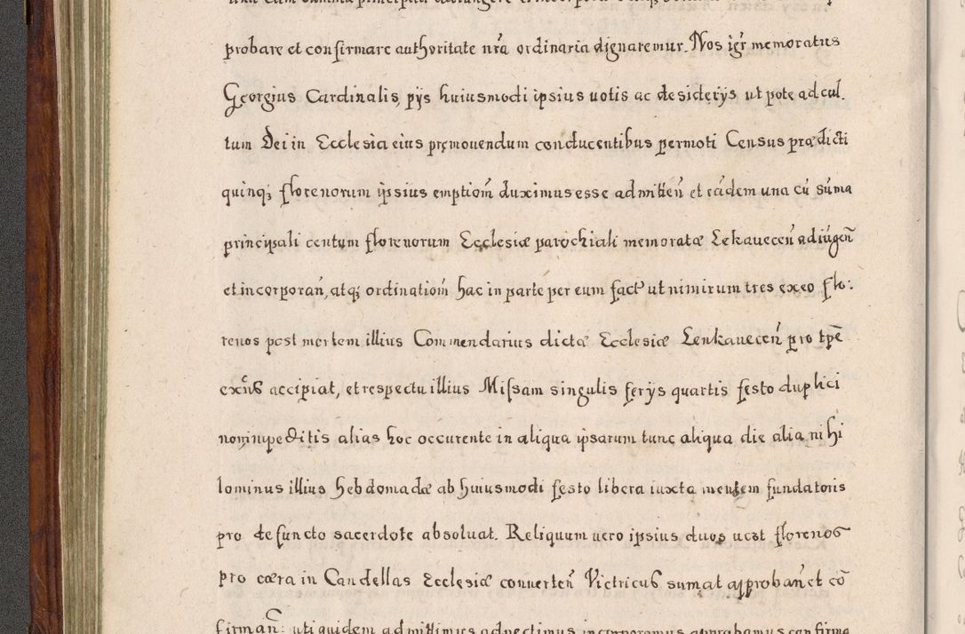 Zdjęcie nr 199 dla obiektu archiwalnego: Acta actorum, obligationum, erectionum, decretorum, rovisionum, instutionum, confirmationum caeterarumque causarum et negotiorum ad forum spirituale pertinentium coram R. D. Georgio S. R. E. Cardinali presbytero Radziwiłł nuncupato, perpetuo administratore episcopatus Cracoviensis et Ducatus Severiensis, duce in Olika et Nieśież, Sacrique Romani Imperii principe ab anno 1597 ad annum 1600 diem 12 Februarii inclusive, etiam sub ansentia eius Cracoviae acticatorum.