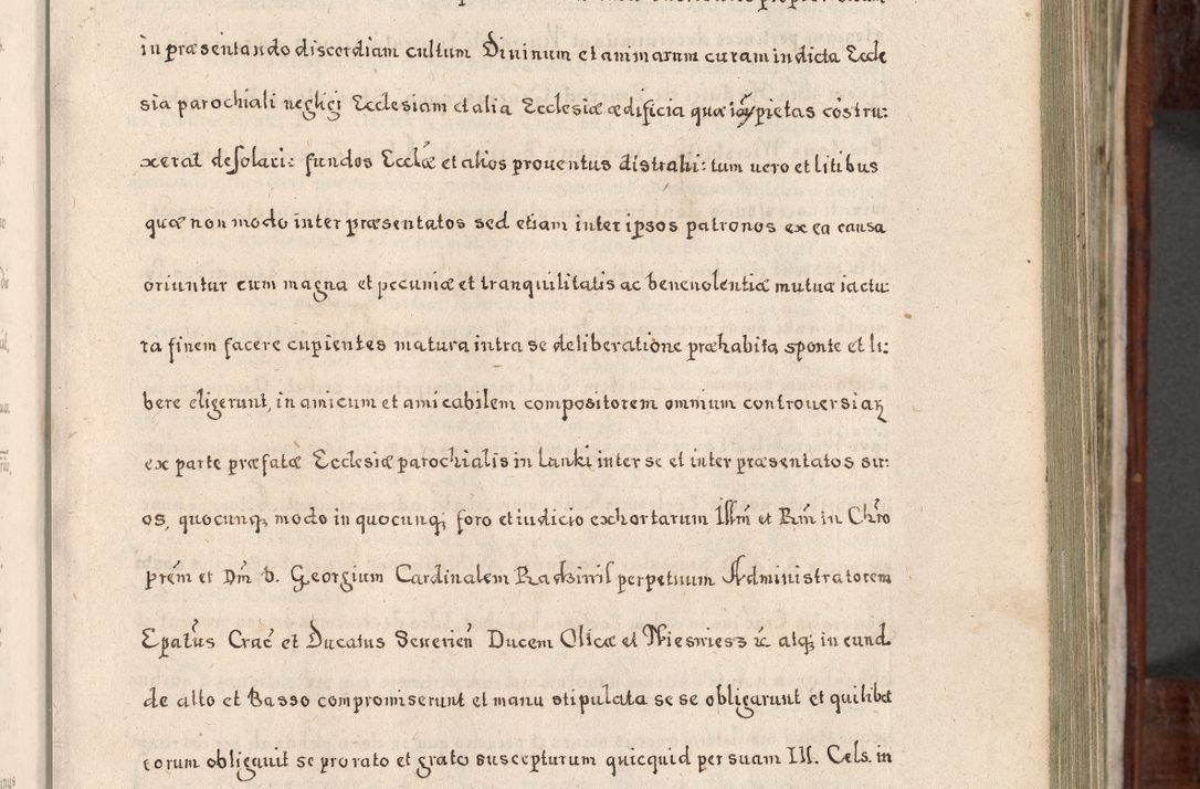 Zdjęcie nr 190 dla obiektu archiwalnego: Acta actorum, obligationum, erectionum, decretorum, rovisionum, instutionum, confirmationum caeterarumque causarum et negotiorum ad forum spirituale pertinentium coram R. D. Georgio S. R. E. Cardinali presbytero Radziwiłł nuncupato, perpetuo administratore episcopatus Cracoviensis et Ducatus Severiensis, duce in Olika et Nieśież, Sacrique Romani Imperii principe ab anno 1597 ad annum 1600 diem 12 Februarii inclusive, etiam sub ansentia eius Cracoviae acticatorum.