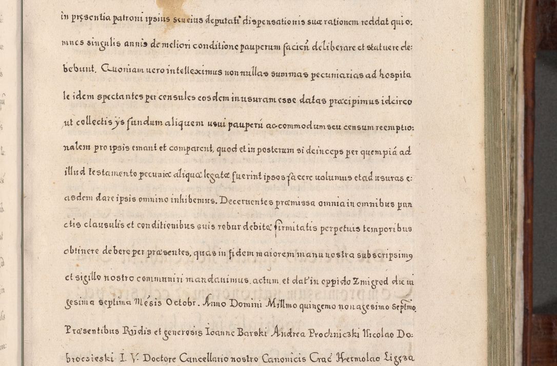 Zdjęcie nr 188 dla obiektu archiwalnego: Acta actorum, obligationum, erectionum, decretorum, rovisionum, instutionum, confirmationum caeterarumque causarum et negotiorum ad forum spirituale pertinentium coram R. D. Georgio S. R. E. Cardinali presbytero Radziwiłł nuncupato, perpetuo administratore episcopatus Cracoviensis et Ducatus Severiensis, duce in Olika et Nieśież, Sacrique Romani Imperii principe ab anno 1597 ad annum 1600 diem 12 Februarii inclusive, etiam sub ansentia eius Cracoviae acticatorum.