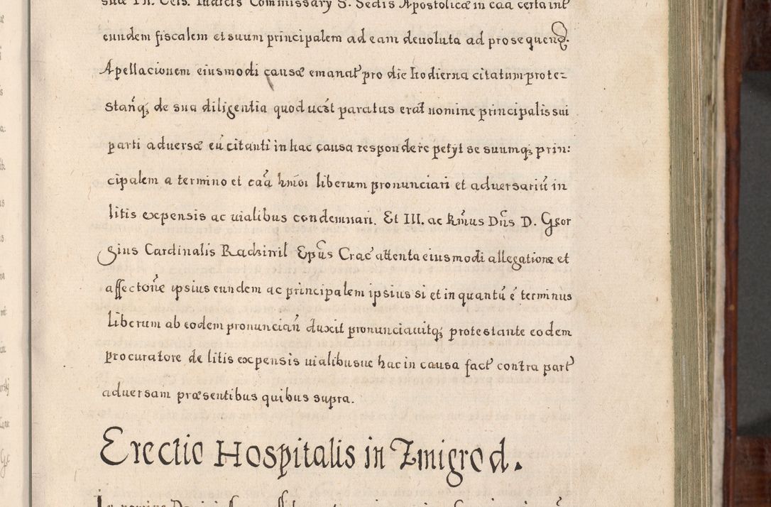 Zdjęcie nr 184 dla obiektu archiwalnego: Acta actorum, obligationum, erectionum, decretorum, rovisionum, instutionum, confirmationum caeterarumque causarum et negotiorum ad forum spirituale pertinentium coram R. D. Georgio S. R. E. Cardinali presbytero Radziwiłł nuncupato, perpetuo administratore episcopatus Cracoviensis et Ducatus Severiensis, duce in Olika et Nieśież, Sacrique Romani Imperii principe ab anno 1597 ad annum 1600 diem 12 Februarii inclusive, etiam sub ansentia eius Cracoviae acticatorum.