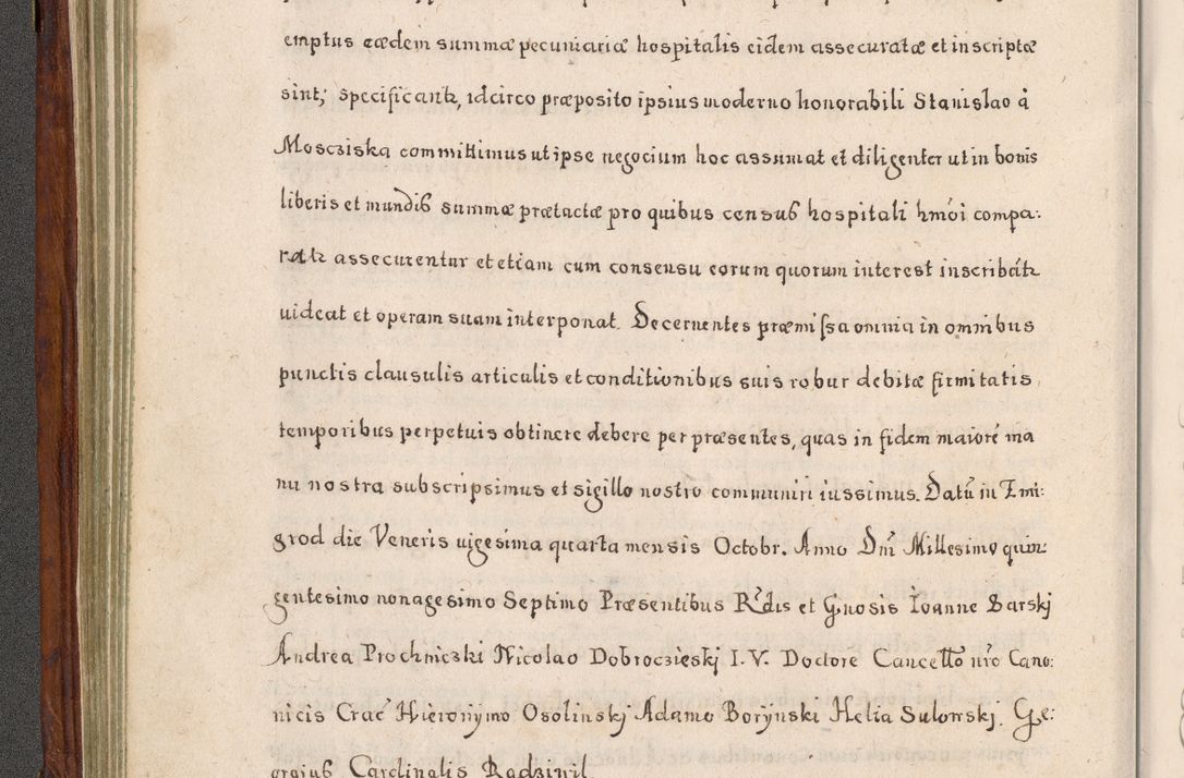 Zdjęcie nr 183 dla obiektu archiwalnego: Acta actorum, obligationum, erectionum, decretorum, rovisionum, instutionum, confirmationum caeterarumque causarum et negotiorum ad forum spirituale pertinentium coram R. D. Georgio S. R. E. Cardinali presbytero Radziwiłł nuncupato, perpetuo administratore episcopatus Cracoviensis et Ducatus Severiensis, duce in Olika et Nieśież, Sacrique Romani Imperii principe ab anno 1597 ad annum 1600 diem 12 Februarii inclusive, etiam sub ansentia eius Cracoviae acticatorum.