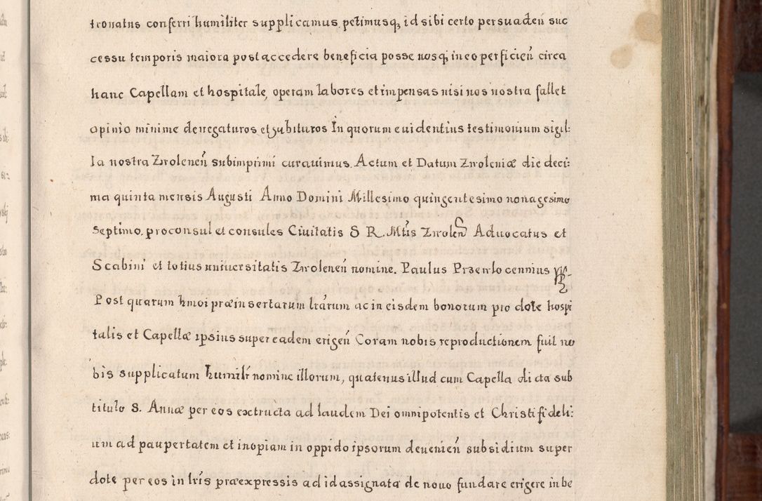 Zdjęcie nr 180 dla obiektu archiwalnego: Acta actorum, obligationum, erectionum, decretorum, rovisionum, instutionum, confirmationum caeterarumque causarum et negotiorum ad forum spirituale pertinentium coram R. D. Georgio S. R. E. Cardinali presbytero Radziwiłł nuncupato, perpetuo administratore episcopatus Cracoviensis et Ducatus Severiensis, duce in Olika et Nieśież, Sacrique Romani Imperii principe ab anno 1597 ad annum 1600 diem 12 Februarii inclusive, etiam sub ansentia eius Cracoviae acticatorum.