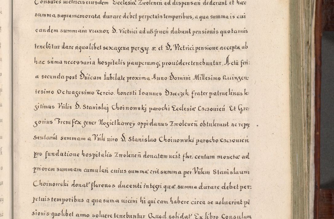 Zdjęcie nr 172 dla obiektu archiwalnego: Acta actorum, obligationum, erectionum, decretorum, rovisionum, instutionum, confirmationum caeterarumque causarum et negotiorum ad forum spirituale pertinentium coram R. D. Georgio S. R. E. Cardinali presbytero Radziwiłł nuncupato, perpetuo administratore episcopatus Cracoviensis et Ducatus Severiensis, duce in Olika et Nieśież, Sacrique Romani Imperii principe ab anno 1597 ad annum 1600 diem 12 Februarii inclusive, etiam sub ansentia eius Cracoviae acticatorum.