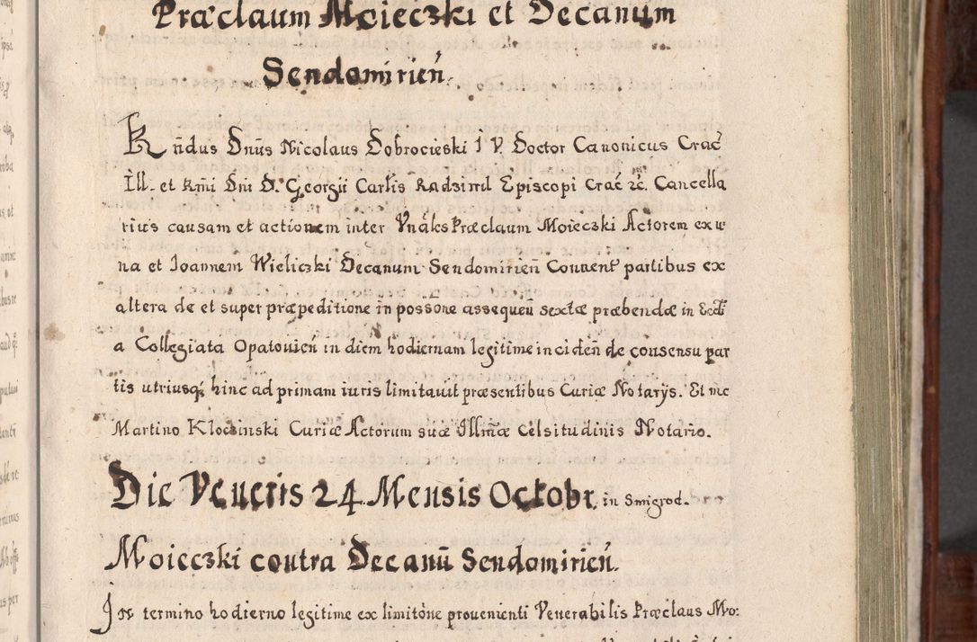 Zdjęcie nr 166 dla obiektu archiwalnego: Acta actorum, obligationum, erectionum, decretorum, rovisionum, instutionum, confirmationum caeterarumque causarum et negotiorum ad forum spirituale pertinentium coram R. D. Georgio S. R. E. Cardinali presbytero Radziwiłł nuncupato, perpetuo administratore episcopatus Cracoviensis et Ducatus Severiensis, duce in Olika et Nieśież, Sacrique Romani Imperii principe ab anno 1597 ad annum 1600 diem 12 Februarii inclusive, etiam sub ansentia eius Cracoviae acticatorum.