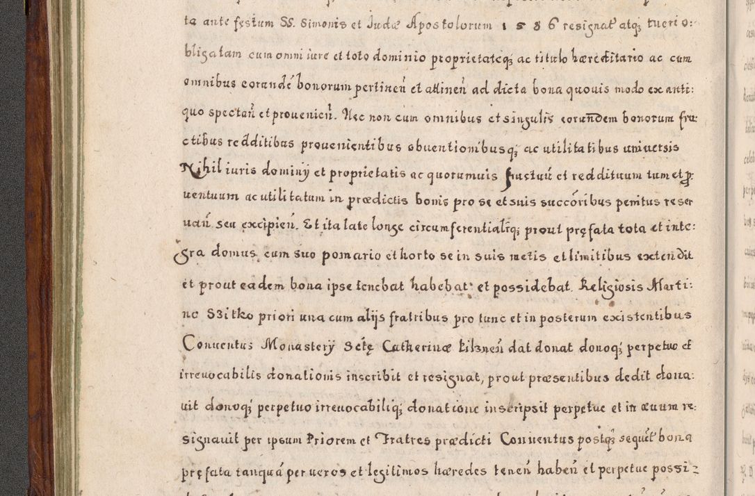 Zdjęcie nr 163 dla obiektu archiwalnego: Acta actorum, obligationum, erectionum, decretorum, rovisionum, instutionum, confirmationum caeterarumque causarum et negotiorum ad forum spirituale pertinentium coram R. D. Georgio S. R. E. Cardinali presbytero Radziwiłł nuncupato, perpetuo administratore episcopatus Cracoviensis et Ducatus Severiensis, duce in Olika et Nieśież, Sacrique Romani Imperii principe ab anno 1597 ad annum 1600 diem 12 Februarii inclusive, etiam sub ansentia eius Cracoviae acticatorum.