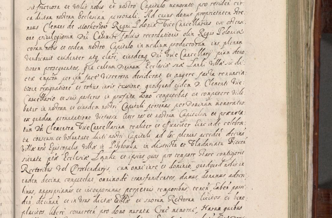 Zdjęcie nr 154 dla obiektu archiwalnego: Acta actorum, obligationum, erectionum, decretorum, rovisionum, instutionum, confirmationum caeterarumque causarum et negotiorum ad forum spirituale pertinentium coram R. D. Georgio S. R. E. Cardinali presbytero Radziwiłł nuncupato, perpetuo administratore episcopatus Cracoviensis et Ducatus Severiensis, duce in Olika et Nieśież, Sacrique Romani Imperii principe ab anno 1597 ad annum 1600 diem 12 Februarii inclusive, etiam sub ansentia eius Cracoviae acticatorum.