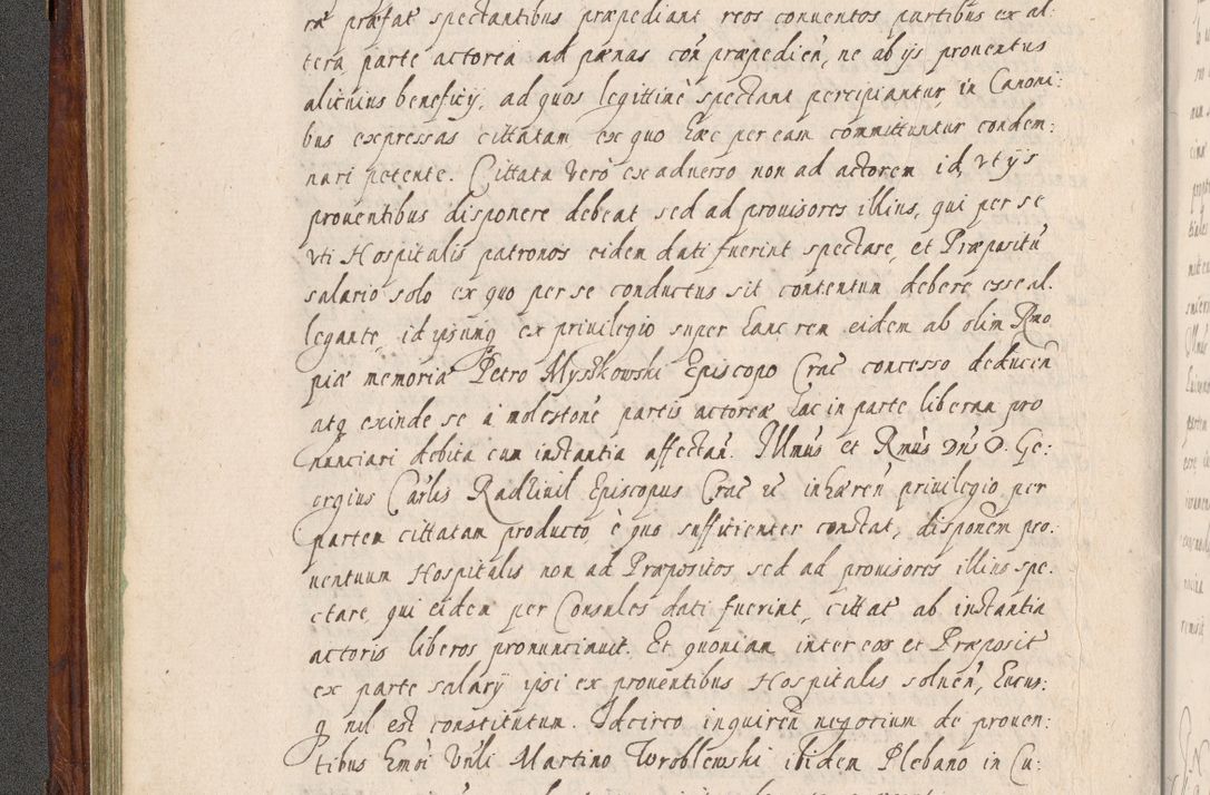 Zdjęcie nr 151 dla obiektu archiwalnego: Acta actorum, obligationum, erectionum, decretorum, rovisionum, instutionum, confirmationum caeterarumque causarum et negotiorum ad forum spirituale pertinentium coram R. D. Georgio S. R. E. Cardinali presbytero Radziwiłł nuncupato, perpetuo administratore episcopatus Cracoviensis et Ducatus Severiensis, duce in Olika et Nieśież, Sacrique Romani Imperii principe ab anno 1597 ad annum 1600 diem 12 Februarii inclusive, etiam sub ansentia eius Cracoviae acticatorum.