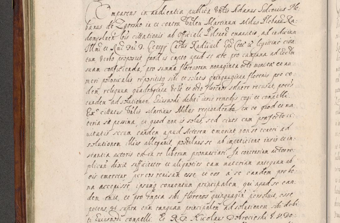 Zdjęcie nr 147 dla obiektu archiwalnego: Acta actorum, obligationum, erectionum, decretorum, rovisionum, instutionum, confirmationum caeterarumque causarum et negotiorum ad forum spirituale pertinentium coram R. D. Georgio S. R. E. Cardinali presbytero Radziwiłł nuncupato, perpetuo administratore episcopatus Cracoviensis et Ducatus Severiensis, duce in Olika et Nieśież, Sacrique Romani Imperii principe ab anno 1597 ad annum 1600 diem 12 Februarii inclusive, etiam sub ansentia eius Cracoviae acticatorum.