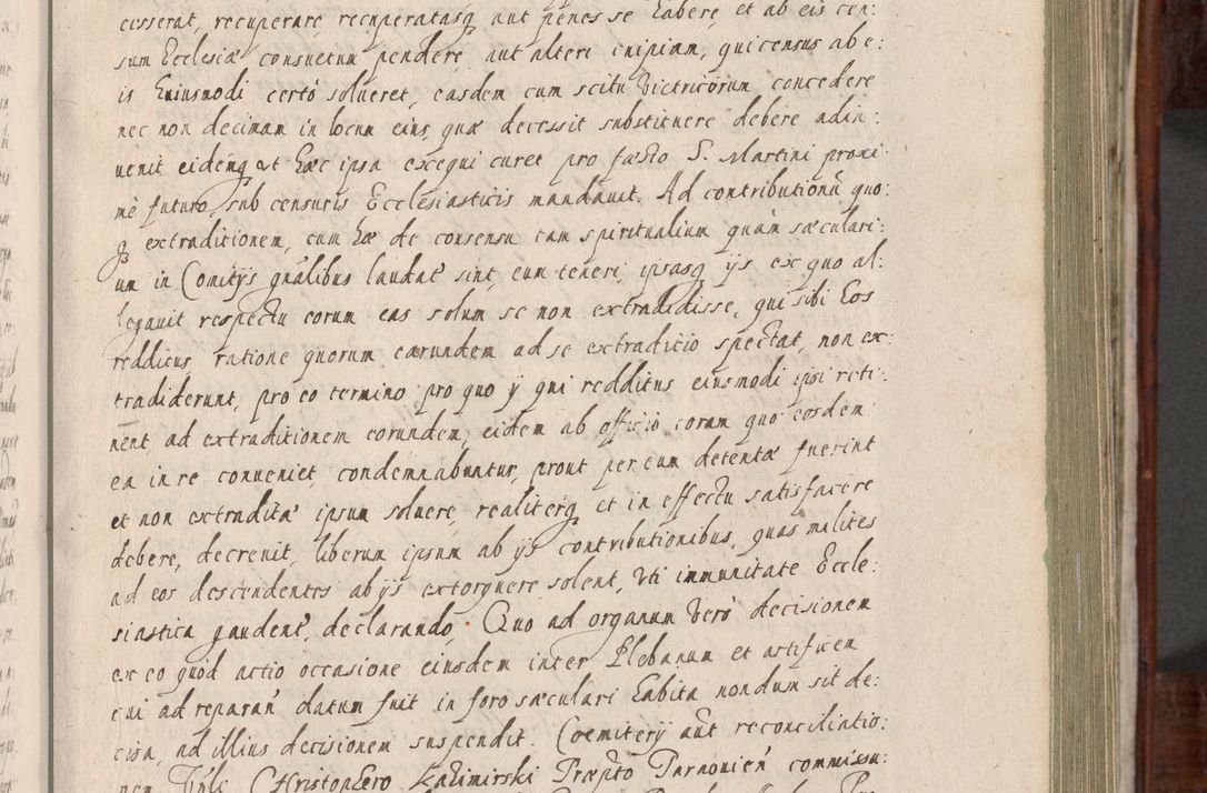Zdjęcie nr 150 dla obiektu archiwalnego: Acta actorum, obligationum, erectionum, decretorum, rovisionum, instutionum, confirmationum caeterarumque causarum et negotiorum ad forum spirituale pertinentium coram R. D. Georgio S. R. E. Cardinali presbytero Radziwiłł nuncupato, perpetuo administratore episcopatus Cracoviensis et Ducatus Severiensis, duce in Olika et Nieśież, Sacrique Romani Imperii principe ab anno 1597 ad annum 1600 diem 12 Februarii inclusive, etiam sub ansentia eius Cracoviae acticatorum.