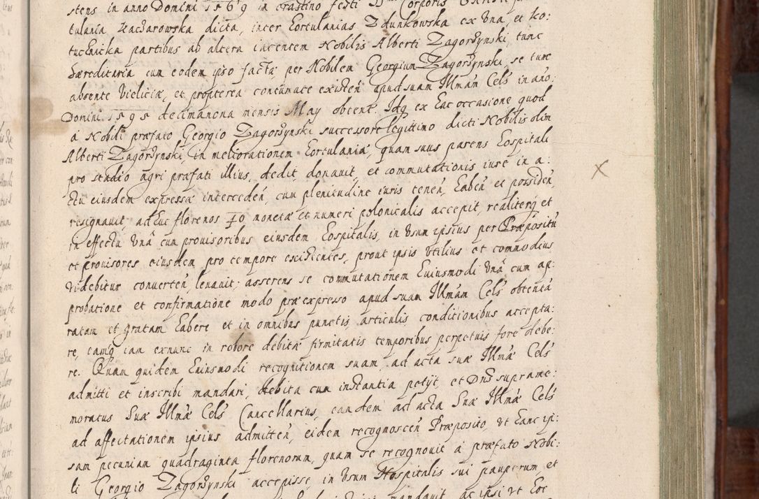 Zdjęcie nr 124 dla obiektu archiwalnego: Acta actorum, obligationum, erectionum, decretorum, rovisionum, instutionum, confirmationum caeterarumque causarum et negotiorum ad forum spirituale pertinentium coram R. D. Georgio S. R. E. Cardinali presbytero Radziwiłł nuncupato, perpetuo administratore episcopatus Cracoviensis et Ducatus Severiensis, duce in Olika et Nieśież, Sacrique Romani Imperii principe ab anno 1597 ad annum 1600 diem 12 Februarii inclusive, etiam sub ansentia eius Cracoviae acticatorum.