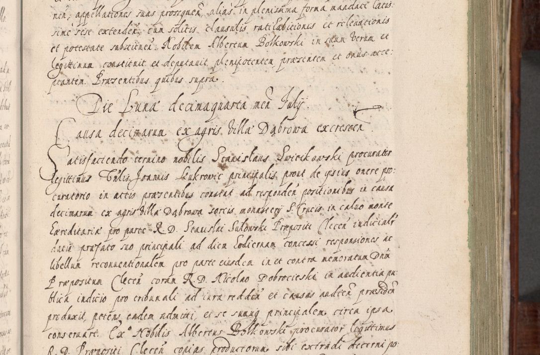 Zdjęcie nr 118 dla obiektu archiwalnego: Acta actorum, obligationum, erectionum, decretorum, rovisionum, instutionum, confirmationum caeterarumque causarum et negotiorum ad forum spirituale pertinentium coram R. D. Georgio S. R. E. Cardinali presbytero Radziwiłł nuncupato, perpetuo administratore episcopatus Cracoviensis et Ducatus Severiensis, duce in Olika et Nieśież, Sacrique Romani Imperii principe ab anno 1597 ad annum 1600 diem 12 Februarii inclusive, etiam sub ansentia eius Cracoviae acticatorum.