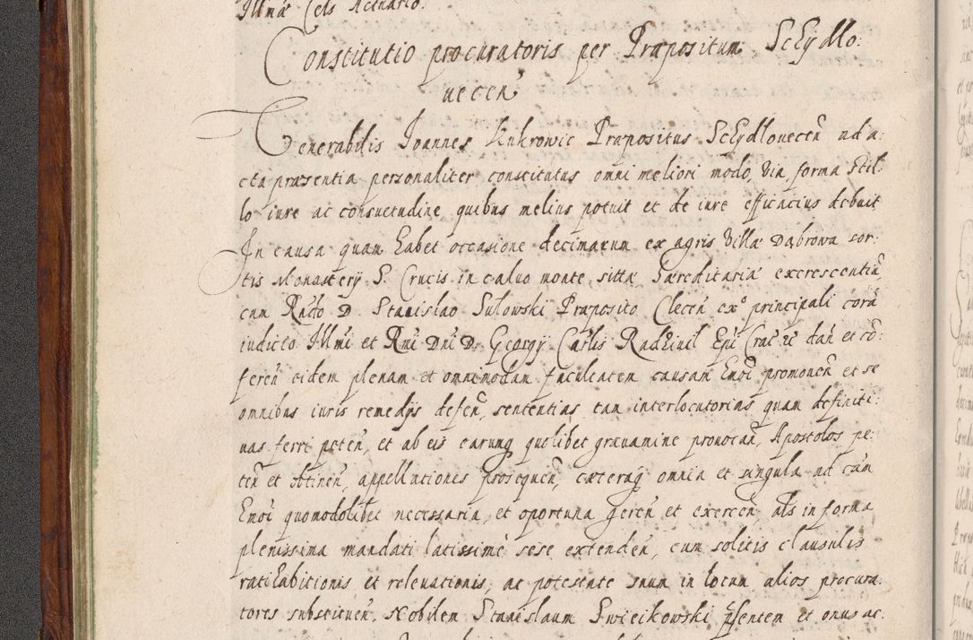 Zdjęcie nr 117 dla obiektu archiwalnego: Acta actorum, obligationum, erectionum, decretorum, rovisionum, instutionum, confirmationum caeterarumque causarum et negotiorum ad forum spirituale pertinentium coram R. D. Georgio S. R. E. Cardinali presbytero Radziwiłł nuncupato, perpetuo administratore episcopatus Cracoviensis et Ducatus Severiensis, duce in Olika et Nieśież, Sacrique Romani Imperii principe ab anno 1597 ad annum 1600 diem 12 Februarii inclusive, etiam sub ansentia eius Cracoviae acticatorum.