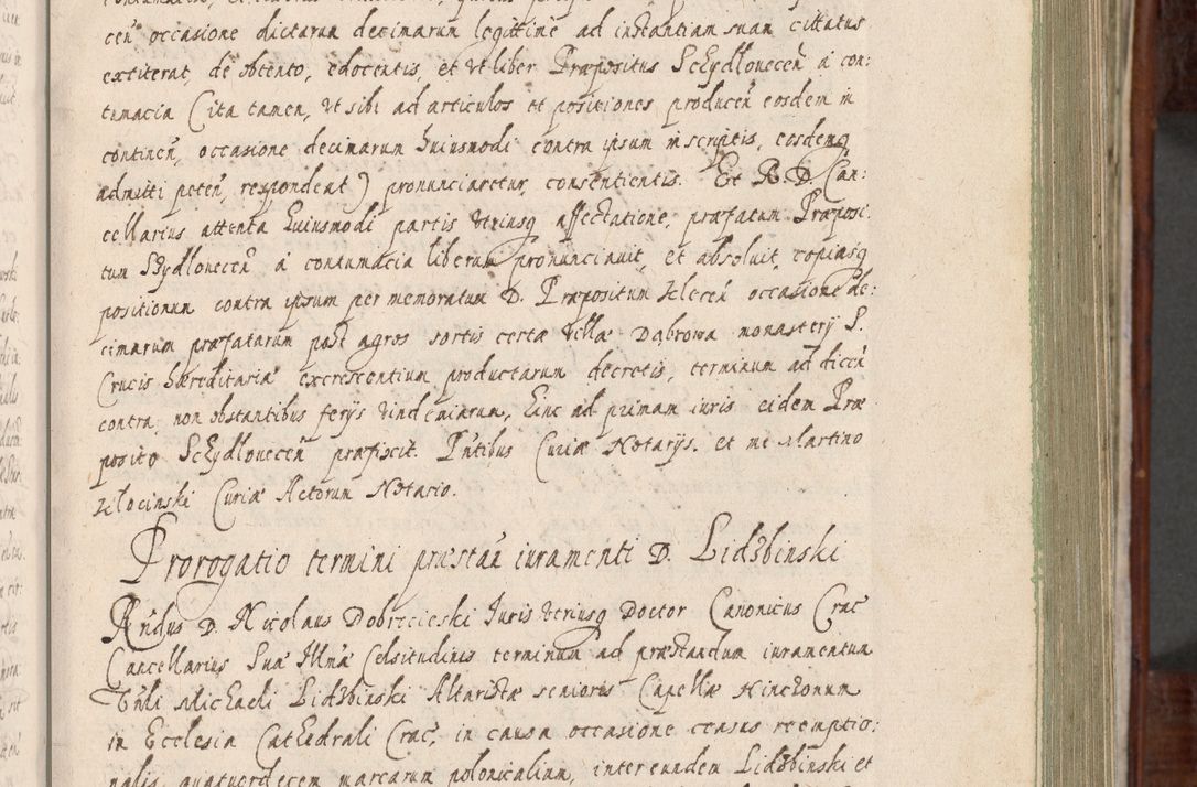 Zdjęcie nr 116 dla obiektu archiwalnego: Acta actorum, obligationum, erectionum, decretorum, rovisionum, instutionum, confirmationum caeterarumque causarum et negotiorum ad forum spirituale pertinentium coram R. D. Georgio S. R. E. Cardinali presbytero Radziwiłł nuncupato, perpetuo administratore episcopatus Cracoviensis et Ducatus Severiensis, duce in Olika et Nieśież, Sacrique Romani Imperii principe ab anno 1597 ad annum 1600 diem 12 Februarii inclusive, etiam sub ansentia eius Cracoviae acticatorum.