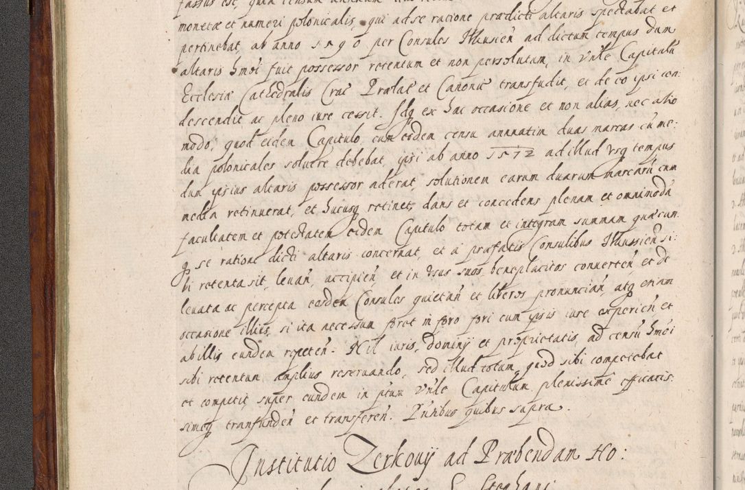 Zdjęcie nr 111 dla obiektu archiwalnego: Acta actorum, obligationum, erectionum, decretorum, rovisionum, instutionum, confirmationum caeterarumque causarum et negotiorum ad forum spirituale pertinentium coram R. D. Georgio S. R. E. Cardinali presbytero Radziwiłł nuncupato, perpetuo administratore episcopatus Cracoviensis et Ducatus Severiensis, duce in Olika et Nieśież, Sacrique Romani Imperii principe ab anno 1597 ad annum 1600 diem 12 Februarii inclusive, etiam sub ansentia eius Cracoviae acticatorum.
