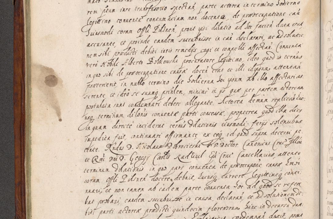 Zdjęcie nr 109 dla obiektu archiwalnego: Acta actorum, obligationum, erectionum, decretorum, rovisionum, instutionum, confirmationum caeterarumque causarum et negotiorum ad forum spirituale pertinentium coram R. D. Georgio S. R. E. Cardinali presbytero Radziwiłł nuncupato, perpetuo administratore episcopatus Cracoviensis et Ducatus Severiensis, duce in Olika et Nieśież, Sacrique Romani Imperii principe ab anno 1597 ad annum 1600 diem 12 Februarii inclusive, etiam sub ansentia eius Cracoviae acticatorum.