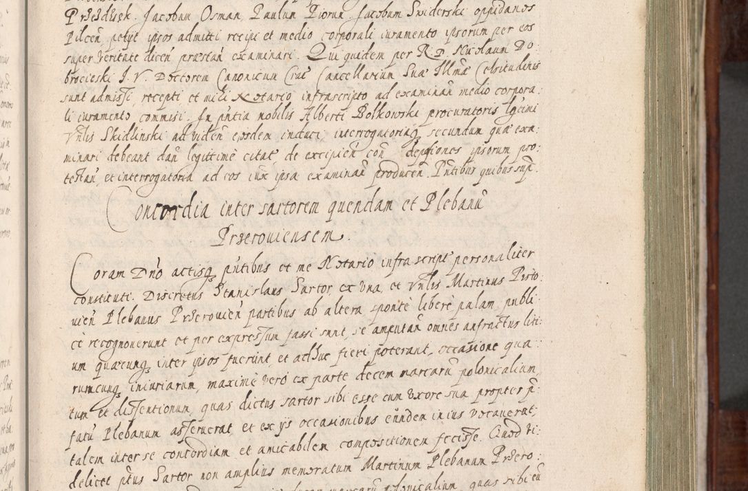Zdjęcie nr 100 dla obiektu archiwalnego: Acta actorum, obligationum, erectionum, decretorum, rovisionum, instutionum, confirmationum caeterarumque causarum et negotiorum ad forum spirituale pertinentium coram R. D. Georgio S. R. E. Cardinali presbytero Radziwiłł nuncupato, perpetuo administratore episcopatus Cracoviensis et Ducatus Severiensis, duce in Olika et Nieśież, Sacrique Romani Imperii principe ab anno 1597 ad annum 1600 diem 12 Februarii inclusive, etiam sub ansentia eius Cracoviae acticatorum.