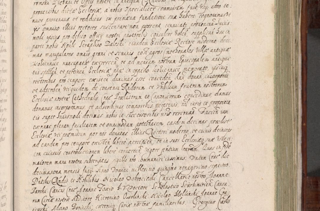 Zdjęcie nr 98 dla obiektu archiwalnego: Acta actorum, obligationum, erectionum, decretorum, rovisionum, instutionum, confirmationum caeterarumque causarum et negotiorum ad forum spirituale pertinentium coram R. D. Georgio S. R. E. Cardinali presbytero Radziwiłł nuncupato, perpetuo administratore episcopatus Cracoviensis et Ducatus Severiensis, duce in Olika et Nieśież, Sacrique Romani Imperii principe ab anno 1597 ad annum 1600 diem 12 Februarii inclusive, etiam sub ansentia eius Cracoviae acticatorum.