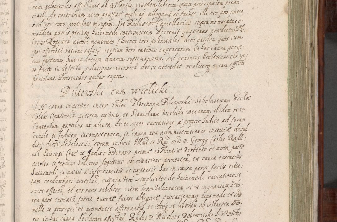 Zdjęcie nr 96 dla obiektu archiwalnego: Acta actorum, obligationum, erectionum, decretorum, rovisionum, instutionum, confirmationum caeterarumque causarum et negotiorum ad forum spirituale pertinentium coram R. D. Georgio S. R. E. Cardinali presbytero Radziwiłł nuncupato, perpetuo administratore episcopatus Cracoviensis et Ducatus Severiensis, duce in Olika et Nieśież, Sacrique Romani Imperii principe ab anno 1597 ad annum 1600 diem 12 Februarii inclusive, etiam sub ansentia eius Cracoviae acticatorum.