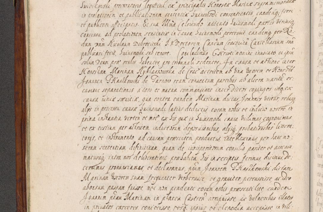 Zdjęcie nr 89 dla obiektu archiwalnego: Acta actorum, obligationum, erectionum, decretorum, rovisionum, instutionum, confirmationum caeterarumque causarum et negotiorum ad forum spirituale pertinentium coram R. D. Georgio S. R. E. Cardinali presbytero Radziwiłł nuncupato, perpetuo administratore episcopatus Cracoviensis et Ducatus Severiensis, duce in Olika et Nieśież, Sacrique Romani Imperii principe ab anno 1597 ad annum 1600 diem 12 Februarii inclusive, etiam sub ansentia eius Cracoviae acticatorum.