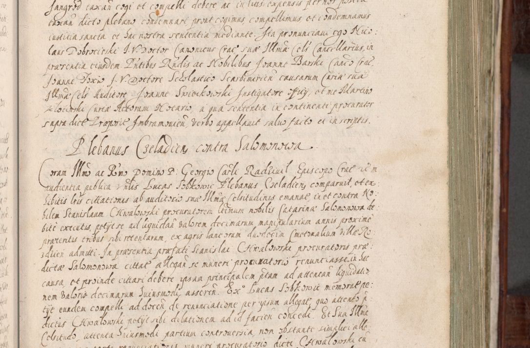 Zdjęcie nr 86 dla obiektu archiwalnego: Acta actorum, obligationum, erectionum, decretorum, rovisionum, instutionum, confirmationum caeterarumque causarum et negotiorum ad forum spirituale pertinentium coram R. D. Georgio S. R. E. Cardinali presbytero Radziwiłł nuncupato, perpetuo administratore episcopatus Cracoviensis et Ducatus Severiensis, duce in Olika et Nieśież, Sacrique Romani Imperii principe ab anno 1597 ad annum 1600 diem 12 Februarii inclusive, etiam sub ansentia eius Cracoviae acticatorum.