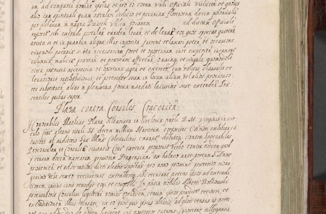 Zdjęcie nr 82 dla obiektu archiwalnego: Acta actorum, obligationum, erectionum, decretorum, rovisionum, instutionum, confirmationum caeterarumque causarum et negotiorum ad forum spirituale pertinentium coram R. D. Georgio S. R. E. Cardinali presbytero Radziwiłł nuncupato, perpetuo administratore episcopatus Cracoviensis et Ducatus Severiensis, duce in Olika et Nieśież, Sacrique Romani Imperii principe ab anno 1597 ad annum 1600 diem 12 Februarii inclusive, etiam sub ansentia eius Cracoviae acticatorum.