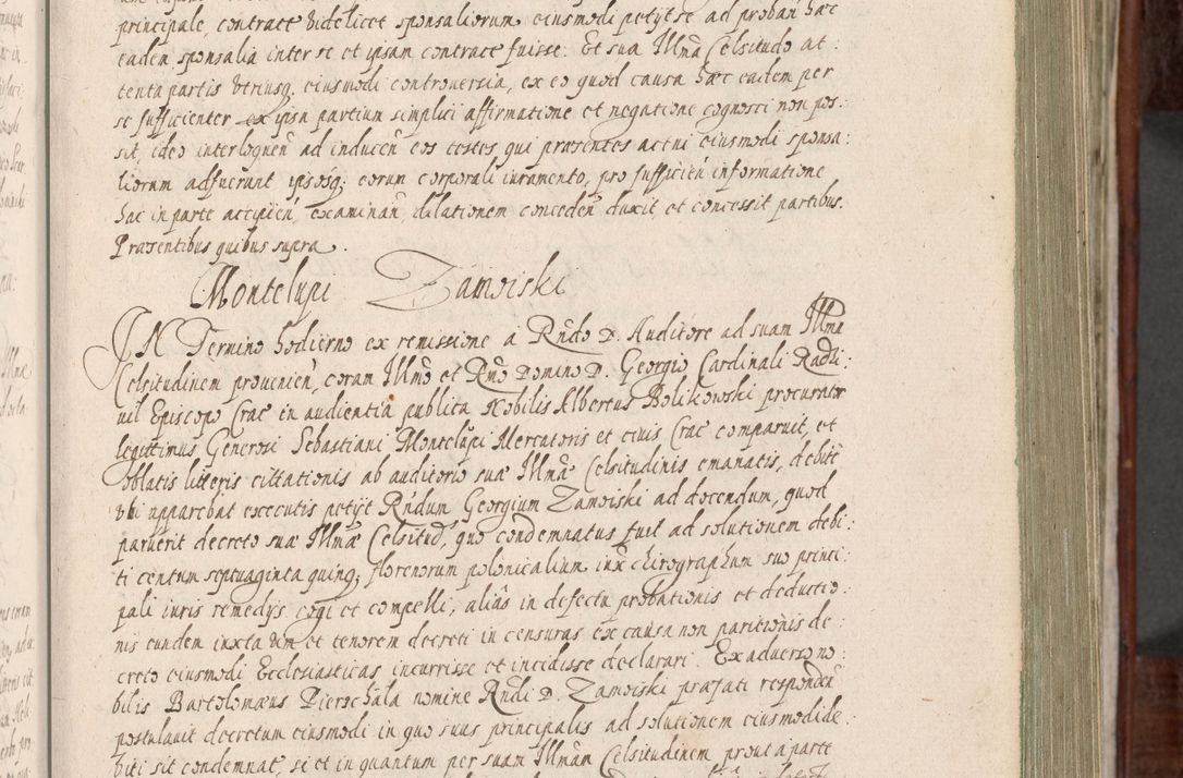 Zdjęcie nr 80 dla obiektu archiwalnego: Acta actorum, obligationum, erectionum, decretorum, rovisionum, instutionum, confirmationum caeterarumque causarum et negotiorum ad forum spirituale pertinentium coram R. D. Georgio S. R. E. Cardinali presbytero Radziwiłł nuncupato, perpetuo administratore episcopatus Cracoviensis et Ducatus Severiensis, duce in Olika et Nieśież, Sacrique Romani Imperii principe ab anno 1597 ad annum 1600 diem 12 Februarii inclusive, etiam sub ansentia eius Cracoviae acticatorum.