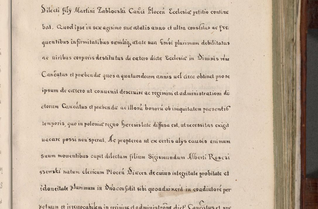 Zdjęcie nr 206 dla obiektu archiwalnego: Acta actorum, obligationum, erectionum, decretorum, rovisionum, instutionum, confirmationum caeterarumque causarum et negotiorum ad forum spirituale pertinentium coram R. D. Georgio S. R. E. Cardinali presbytero Radziwiłł nuncupato, perpetuo administratore episcopatus Cracoviensis et Ducatus Severiensis, duce in Olika et Nieśież, Sacrique Romani Imperii principe ab anno 1597 ad annum 1600 diem 12 Februarii inclusive, etiam sub ansentia eius Cracoviae acticatorum.