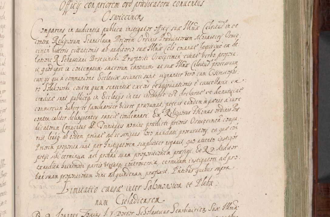 Zdjęcie nr 76 dla obiektu archiwalnego: Acta actorum, obligationum, erectionum, decretorum, rovisionum, instutionum, confirmationum caeterarumque causarum et negotiorum ad forum spirituale pertinentium coram R. D. Georgio S. R. E. Cardinali presbytero Radziwiłł nuncupato, perpetuo administratore episcopatus Cracoviensis et Ducatus Severiensis, duce in Olika et Nieśież, Sacrique Romani Imperii principe ab anno 1597 ad annum 1600 diem 12 Februarii inclusive, etiam sub ansentia eius Cracoviae acticatorum.