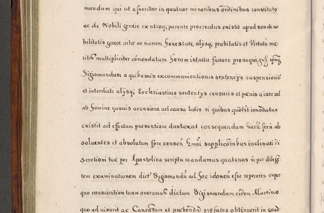 Zdjęcie nr 207 dla obiektu archiwalnego: Acta actorum, obligationum, erectionum, decretorum, rovisionum, instutionum, confirmationum caeterarumque causarum et negotiorum ad forum spirituale pertinentium coram R. D. Georgio S. R. E. Cardinali presbytero Radziwiłł nuncupato, perpetuo administratore episcopatus Cracoviensis et Ducatus Severiensis, duce in Olika et Nieśież, Sacrique Romani Imperii principe ab anno 1597 ad annum 1600 diem 12 Februarii inclusive, etiam sub ansentia eius Cracoviae acticatorum.