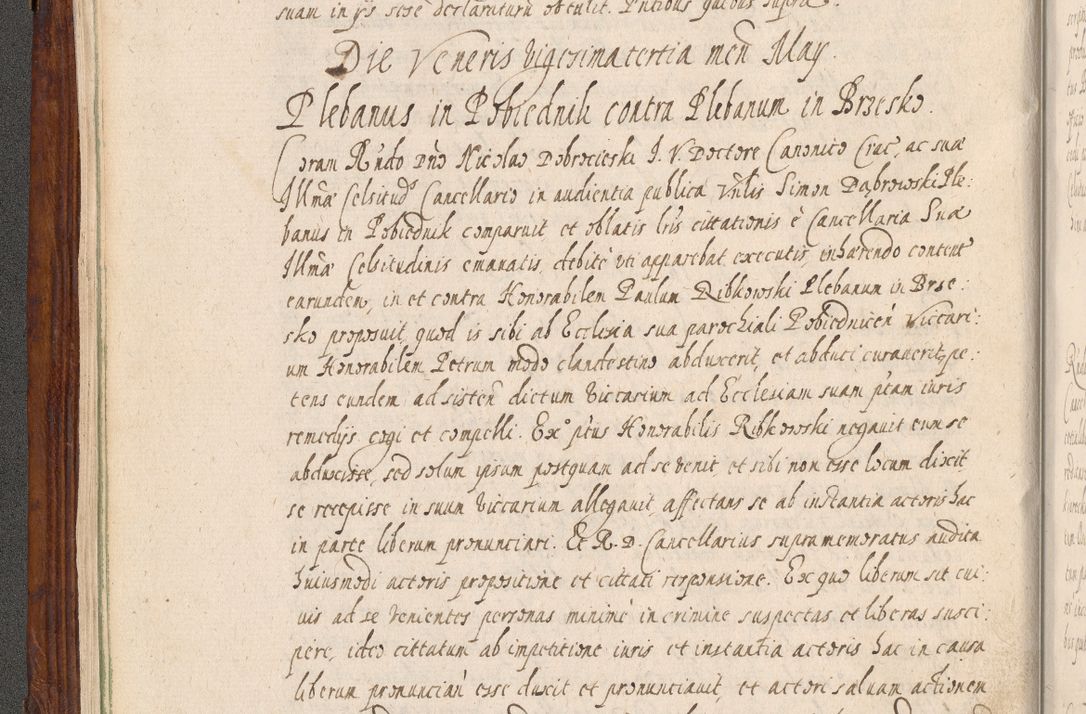 Zdjęcie nr 71 dla obiektu archiwalnego: Acta actorum, obligationum, erectionum, decretorum, rovisionum, instutionum, confirmationum caeterarumque causarum et negotiorum ad forum spirituale pertinentium coram R. D. Georgio S. R. E. Cardinali presbytero Radziwiłł nuncupato, perpetuo administratore episcopatus Cracoviensis et Ducatus Severiensis, duce in Olika et Nieśież, Sacrique Romani Imperii principe ab anno 1597 ad annum 1600 diem 12 Februarii inclusive, etiam sub ansentia eius Cracoviae acticatorum.
