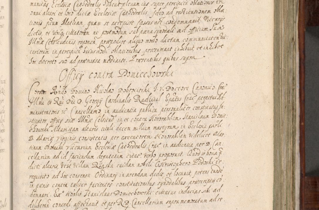 Zdjęcie nr 70 dla obiektu archiwalnego: Acta actorum, obligationum, erectionum, decretorum, rovisionum, instutionum, confirmationum caeterarumque causarum et negotiorum ad forum spirituale pertinentium coram R. D. Georgio S. R. E. Cardinali presbytero Radziwiłł nuncupato, perpetuo administratore episcopatus Cracoviensis et Ducatus Severiensis, duce in Olika et Nieśież, Sacrique Romani Imperii principe ab anno 1597 ad annum 1600 diem 12 Februarii inclusive, etiam sub ansentia eius Cracoviae acticatorum.